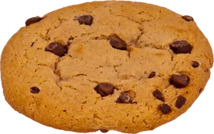 Chocolate Chip Cookie Transparent Background PNG Image