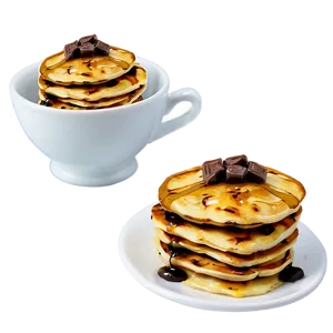 Chocolate Chip Pancakes Png Iey PNG Image