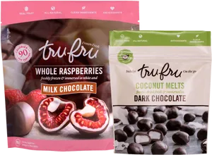 Chocolate Covered Fruit Packages Tru Fru PNG Image