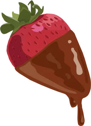 Chocolate Covered Strawberry PNG Image