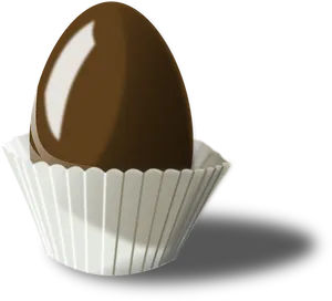 Chocolate Easter Eggin Wrapper PNG Image