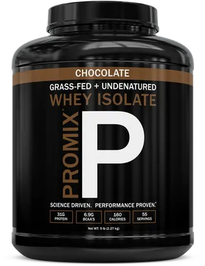 Chocolate Flavored Whey Protein Isolate PNG Image