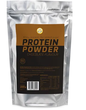 Chocolate Flavored Whey Protein Powder PNG Image