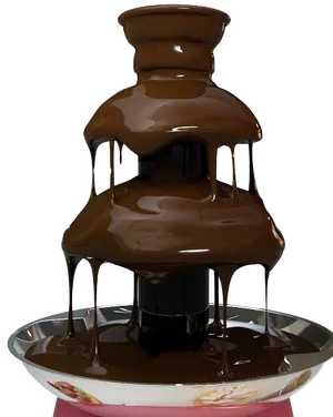 Chocolate Fountain Delight.jpg PNG Image