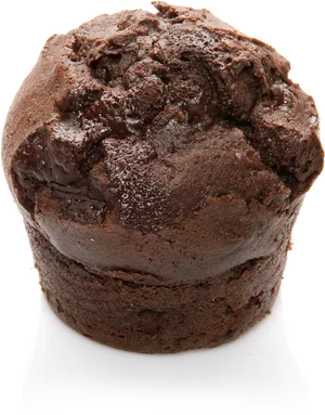 Chocolate Muffin Closeup.png PNG Image