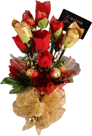 Chocolate Rose Bouquet PNG Image