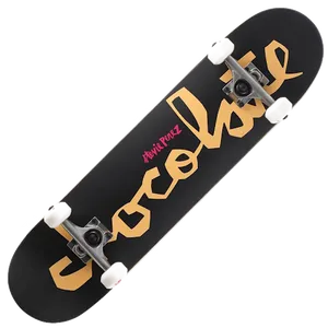 Chocolate Skateboard Deck PNG Image