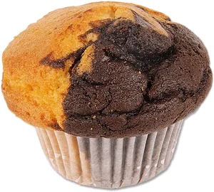 Chocolate Vanilla Swirl Muffin.png PNG Image