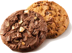 Chocolateand Peanut Butter Cookies PNG Image