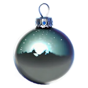 Christmas Bauble Silhouette Png Pij59 PNG Image