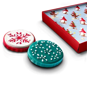 Christmas Cookie Gift Packaging Png Upu50 PNG Image