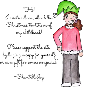 Christmas Elf Author Promotion PNG Image