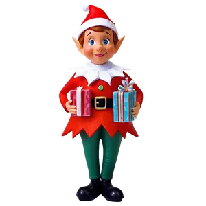 Christmas Elf Shelf Figure Png 05242024 PNG Image