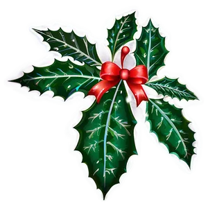 Christmas Eve Holly And Berries PNG Obb PNG
