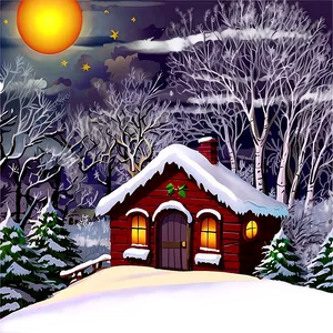 Christmas Eve Winter Wonderland PNG 40 PNG