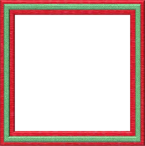 Christmas Fabric Frame Design PNG Image