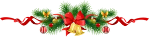 Christmas Garland Decoration.png PNG Image