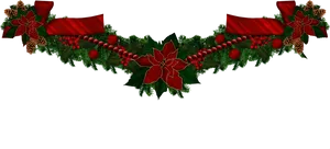 Christmas Garland Decoration.png PNG Image