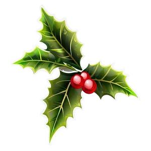 Christmas Holly Silhouette Png Dyg79 PNG Image