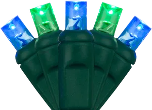 Christmas Lights Blue Green Illumination.jpg PNG Image