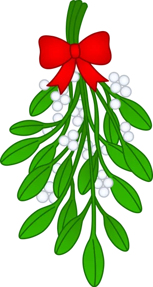 Christmas Mistletoe Illustration.png PNG Image