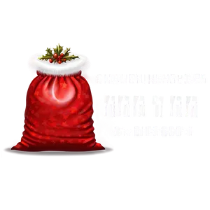 Christmas Santa Sack Png Ydp PNG Image