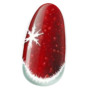 Christmas Single Acrylic Nail Png Stm99 PNG Image