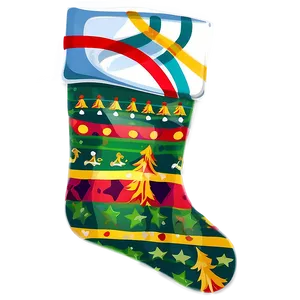 Christmas Stocking Illustration Png 06292024 PNG Image