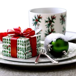 Christmas Table Setting Png 85 PNG Image