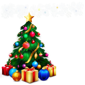 Christmas Tree Art Png Aok PNG Image