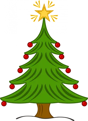 Christmas Tree Clip Art PNG Image