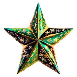 Christmas Tree Star D PNG Image