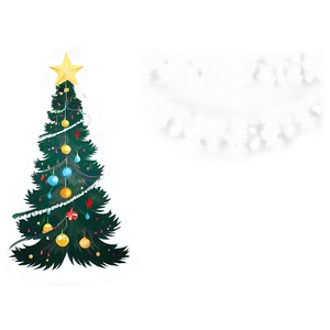 Christmas Tree Transparent Art Png Fva8 PNG Image