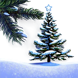 Christmas Tree With Snow Png 06252024 PNG Image