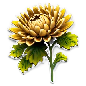 Chrysanthemum Cricut Template Png 74 PNG Image