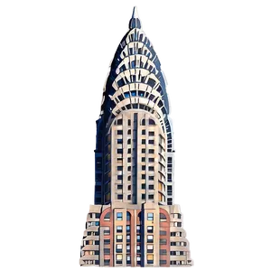 Chrysler Building Architecture Detail Png Gqt PNG Image