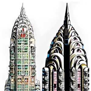 Chrysler Building Architecture Detail Png Wtf96 PNG Image