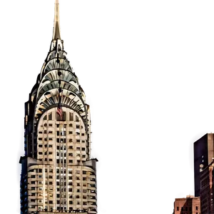 Chrysler Building At Sunset Png 5 PNG Image