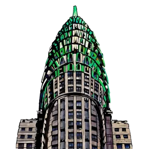 Chrysler Building New York Png Yjg PNG Image