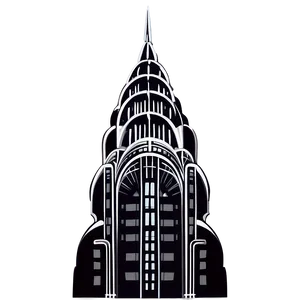 Chrysler Building Skyline Silhouette Png 31 PNG Image