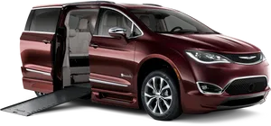 Chrysler Pacific Hybrid With Ramp PNG Image