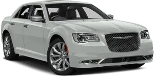 Chrysler300 Luxury Sedan Profile View PNG Image