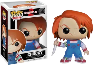 Chucky Funko Pop Figure PNG Image