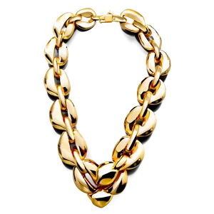 Chunky Gold Necklace Png Xvd PNG Image