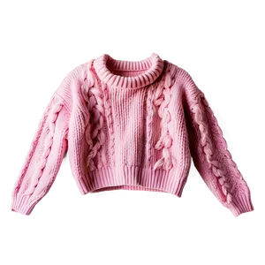 Chunky Pink Sweater Png 06292024 PNG Image