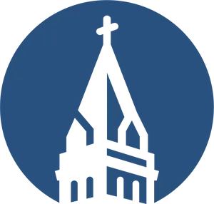 Church Silhouette Graceful Skyline PNG Image