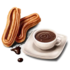 Churros Filled With Chocolate Png Fix PNG Image