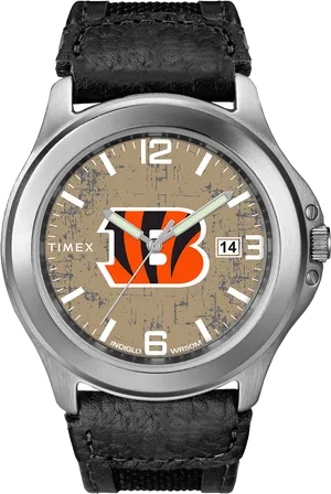 Cincinnati Bengals Themed Watch PNG Image