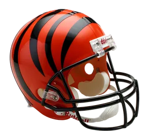 Cincinnati Football Helmet Design PNG Image