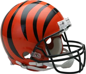 Cincinnati Football Helmet Design PNG Image